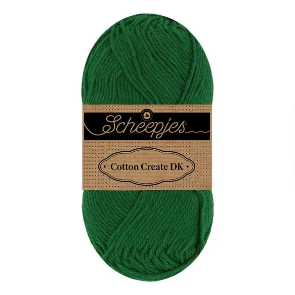 Duurzaam garen: Scheepjes Cotton Create DK in kleur 713 Bos groen