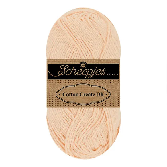 Duurzaam garen: Scheepjes Cotton Create DK in kleur 715 Pastel oranje