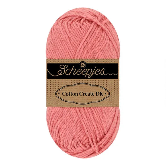 Duurzaam garen: Scheepjes Cotton Create DK in kleur 728 Oud roze