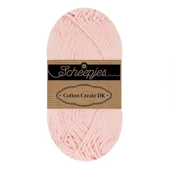 Duurzaam garen: Scheepjes Cotton Create DK in kleur 729 Bloesem roze