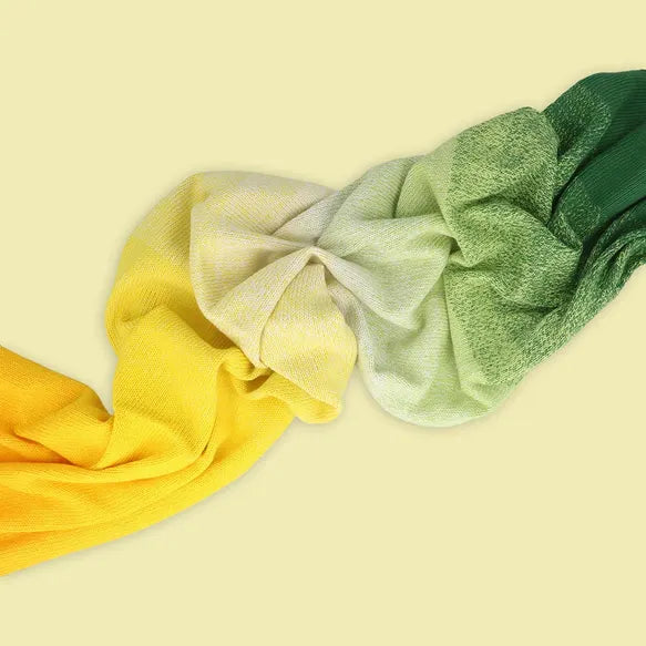 Duurzaam garen: Scheepjes Cotton Whirl in kleur 713 Geel en groen