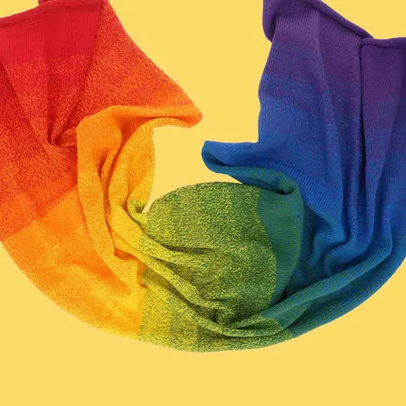 Duurzaam garen: Scheepjes Cotton Whirl in kleur 734 Pride regenboog