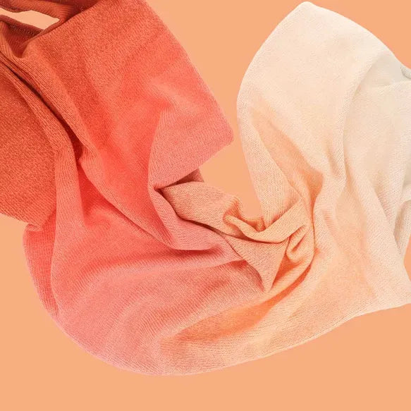Duurzaam garen: Scheepjes Cotton Whirl in kleur 736 Oranje wit