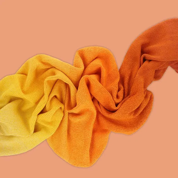 Duurzaam garen: Scheepjes Cotton Whirl in kleur 741 Geel en oranje