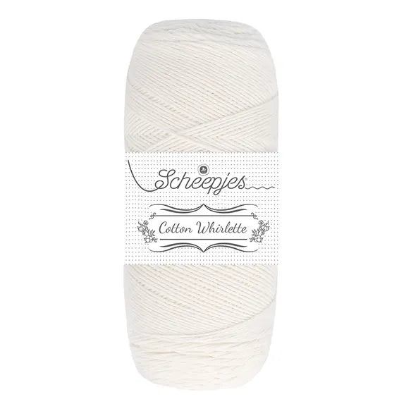 Duurzaam garen: Scheepjes Cotton Whirlette in kleur 804 Gebroken wit