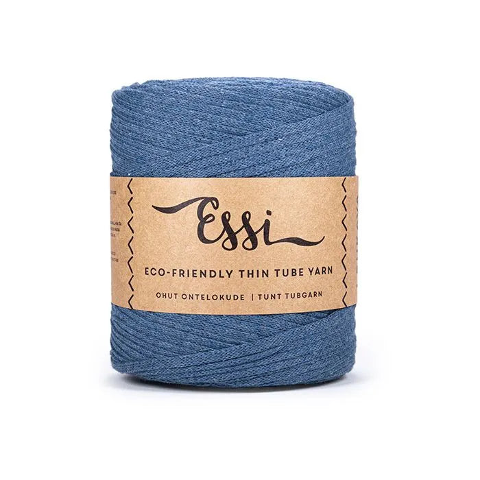Duurzaam garen: Lankava Essi in kleur 19 Staal blauw