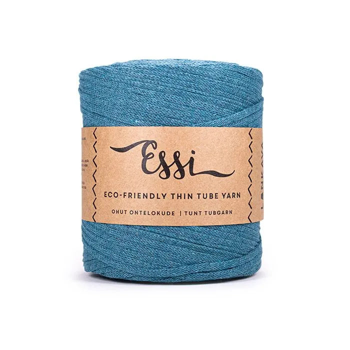 Duurzaam garen: Lankava Essi in kleur 27 Petrol blauw