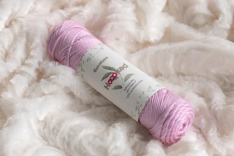 Duurzaam garen: Hoooked Eucalyps in kleur Roze - Rosa