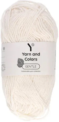 Duurzaam garen: Yarn and Colors Gentle in kleur 001 Wit