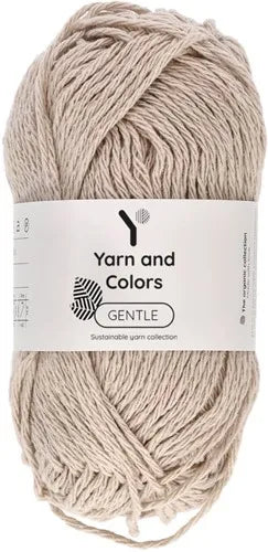 Duurzaam garen: Yarn and Colors Gentle in kleur 004 Berk beige