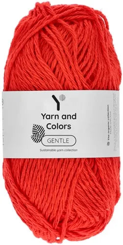 Duurzaam garen: Yarn and Colors Gentle in kleur 032 Rood