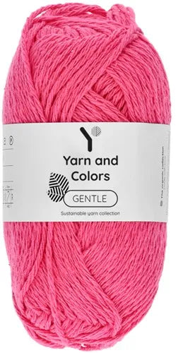 Duurzaam garen: Yarn and Colors Gentle in kleur 035 Fel roze