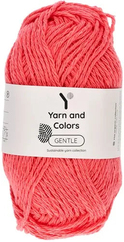 Duurzaam garen: Yarn and Colors Gentle in kleur 040 Koraal roze