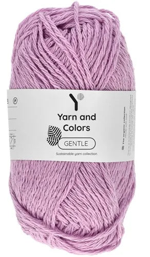 Duurzaam garen: Yarn and Colors Gentle in kleur 052 Licht paars