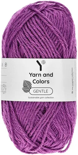 Duurzaam garen: Yarn and Colors Gentle in kleur 055 Paars