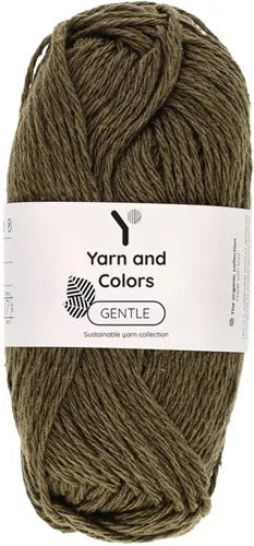 Duurzaam garen: Yarn and Colors Gentle in kleur 091 Khaki