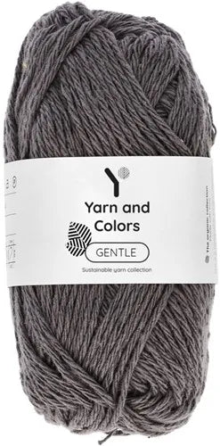 Duurzaam garen: Yarn and Colors Gentle in kleur 098 Donker grijs