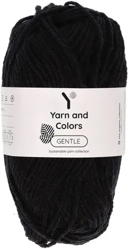 Duurzaam garen: Yarn and Colors Gentle in kleur 100 Zwart
