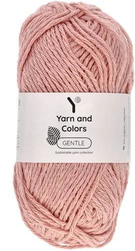Duurzaam garen: Yarn and Colors Gentle in kleur 101 Zacht roze
