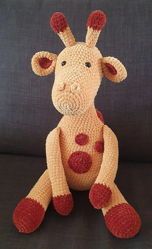 Gehaakt Haakpatroon giraffe Giovanni ontworpen door Haaksels en breisels