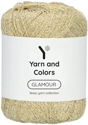 Duurzaam garen: Yarn and Colors Glamour in kleur 089 Goud