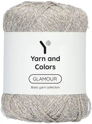 Duurzaam garen: Yarn and Colors Glamour in kleur 094 Zilver