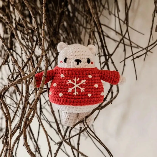 Haakpakket ijsbeer Yule, haakpakket samengesteld door Hoooked