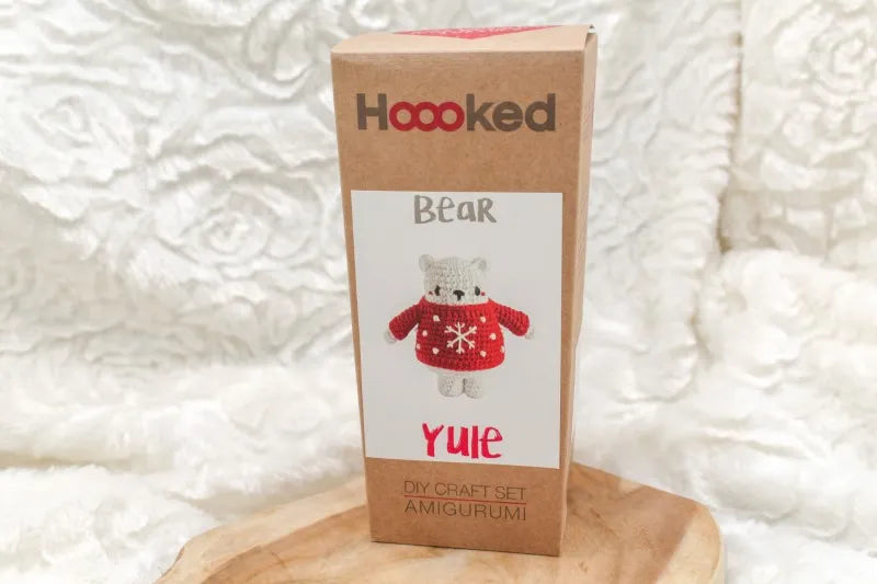 Haakpakket ijsbeer Yule, haakpakket samengesteld door Hoooked