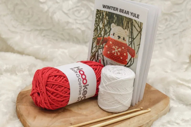 Haakpakket ijsbeer Yule, haakpakket samengesteld door Hoooked