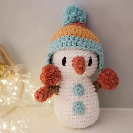 Haakpakket sneeuwpop Jingle, haakpakket samengesteld door Hoooked