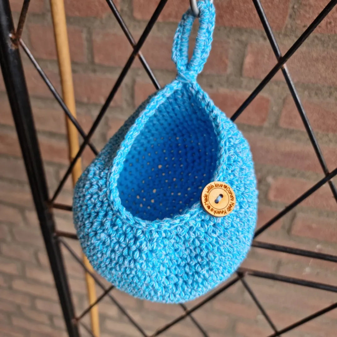 Gehaakt Haakpatroon hangmand Mini Wave ontworpen door Cora's Knit Knacks