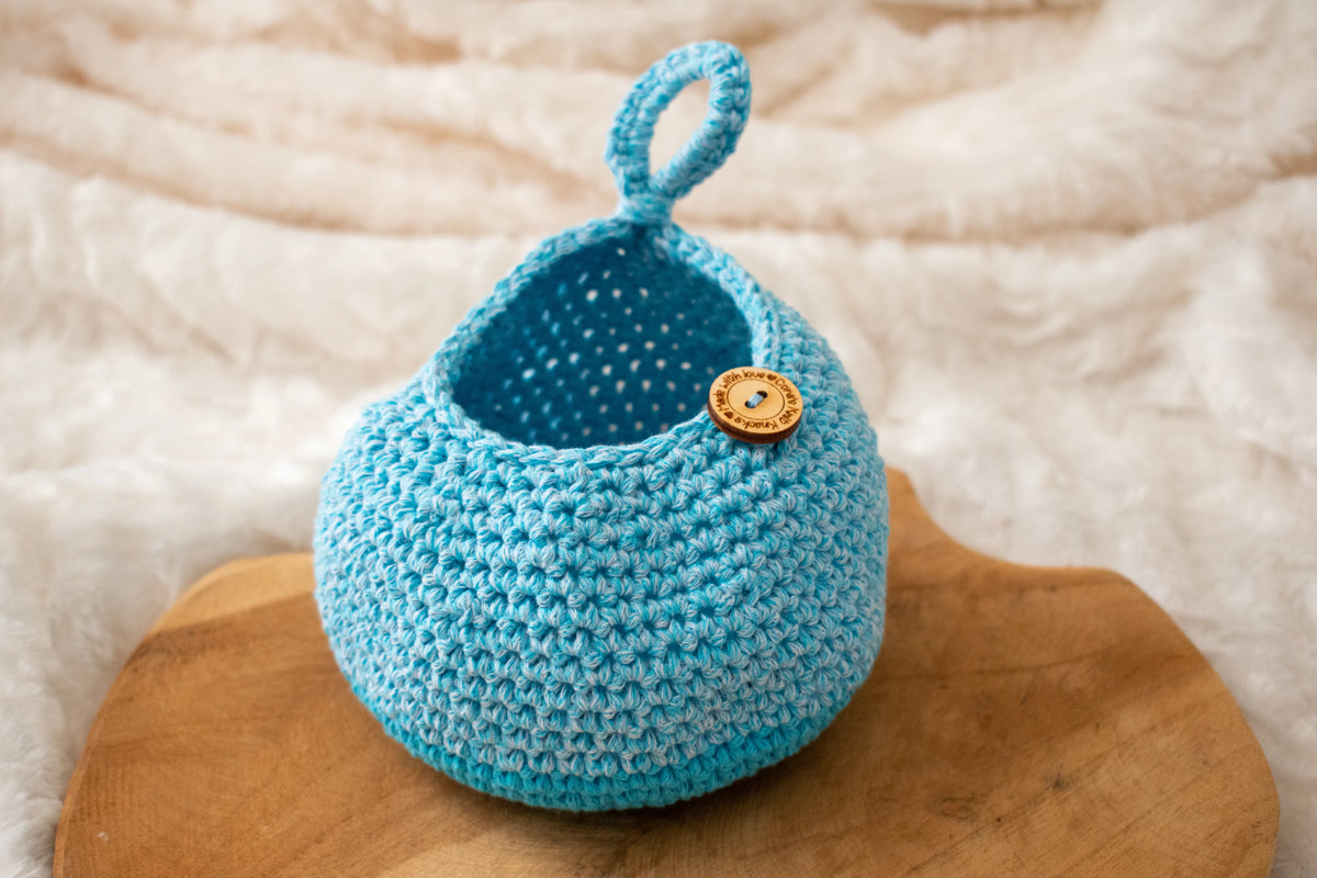 Gehaakt Haakpatroon hangmand Mini Wave ontworpen door Cora's Knit Knacks