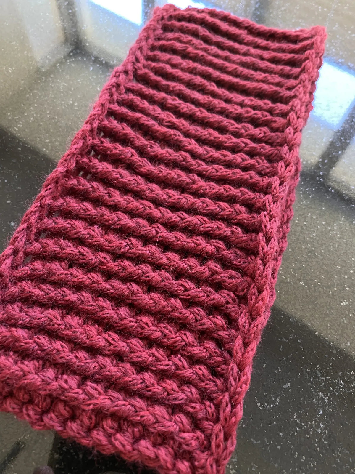 Gehaakt Haakpatroon hoofdband Rib ontworpen door Crafting Dutchie
