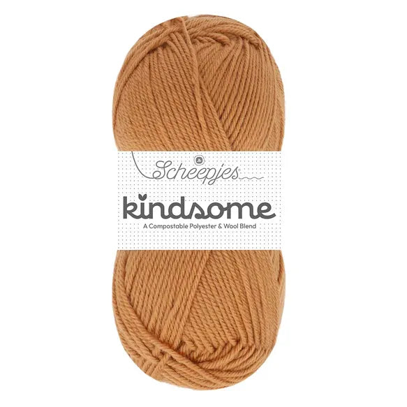 Duurzame wol: Scheepjes Kindsome in kleur 705 Licht bruin