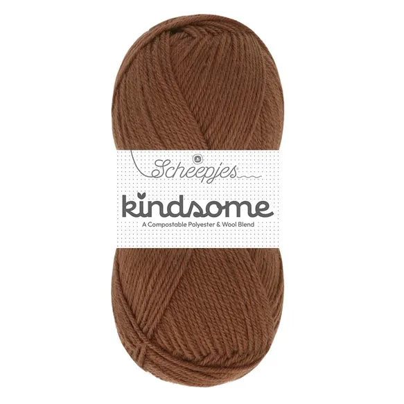 Duurzame wol: Scheepjes Kindsome in kleur 706 Bruin