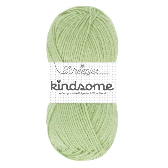 Duurzame wol: Scheepjes Kindsome in kleur 715 Mint groen