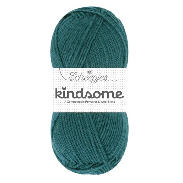 Duurzame wol: Scheepjes Kindsome in kleur 718 Petrol blauw