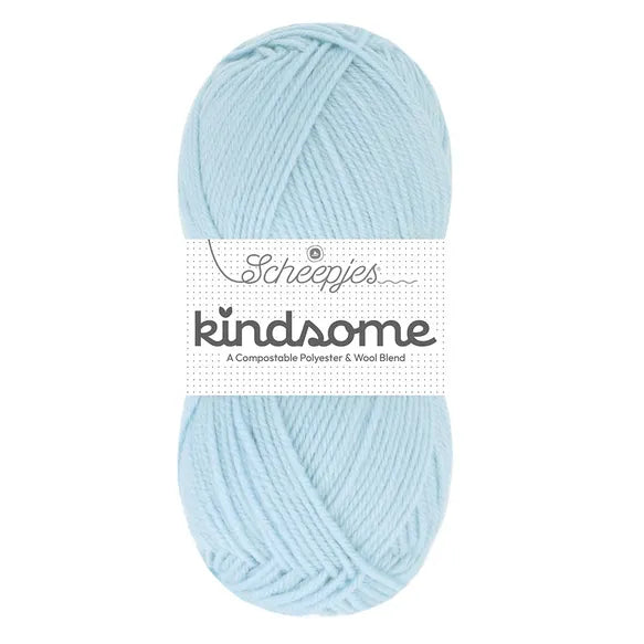 Duurzame wol: Scheepjes Kindsome in kleur 721 Pastel blauw