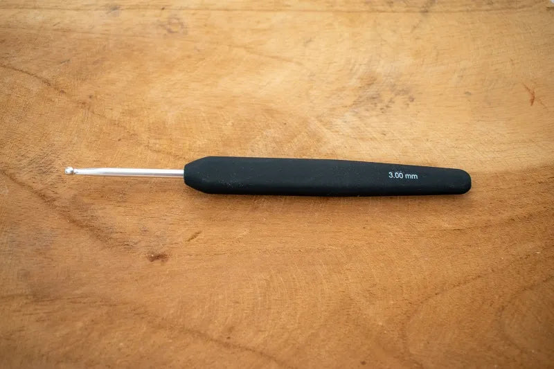 Softgrip haaknaald, Haaknaald van KnitPro in maat 3 mm