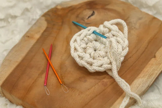 Set wolnaalden met flexibel oog, fijne Stopnaalden van KnitPro
