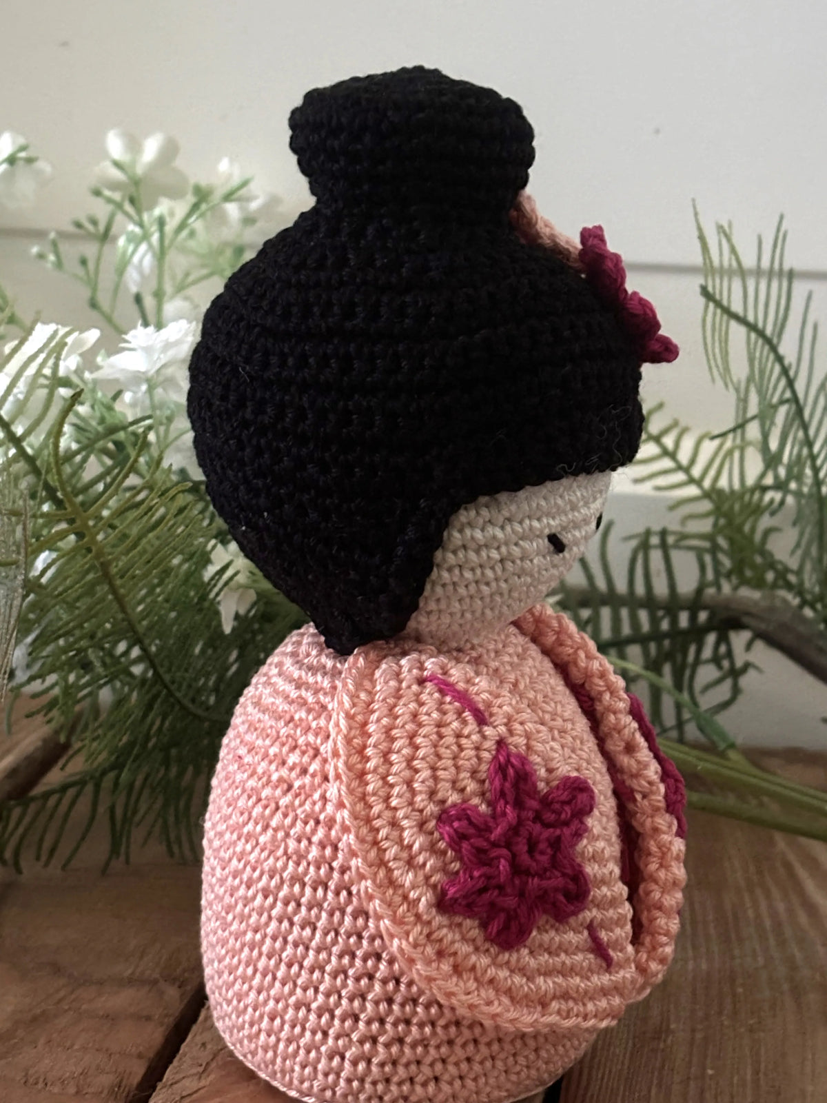 Gehaakt Haakpatroon Kokeshi doll ontworpen door KaDouz