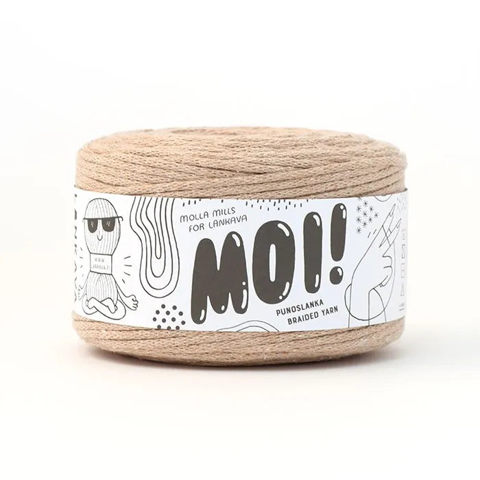 Duurzaam garen: Lankava MOI in kleur 53 Beige