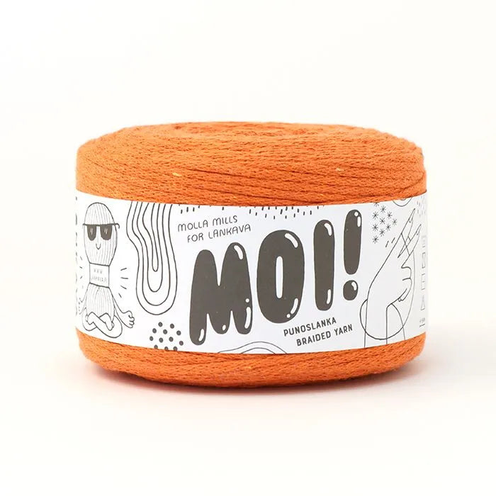 Duurzaam garen: Lankava MOI in kleur 58 Oranje