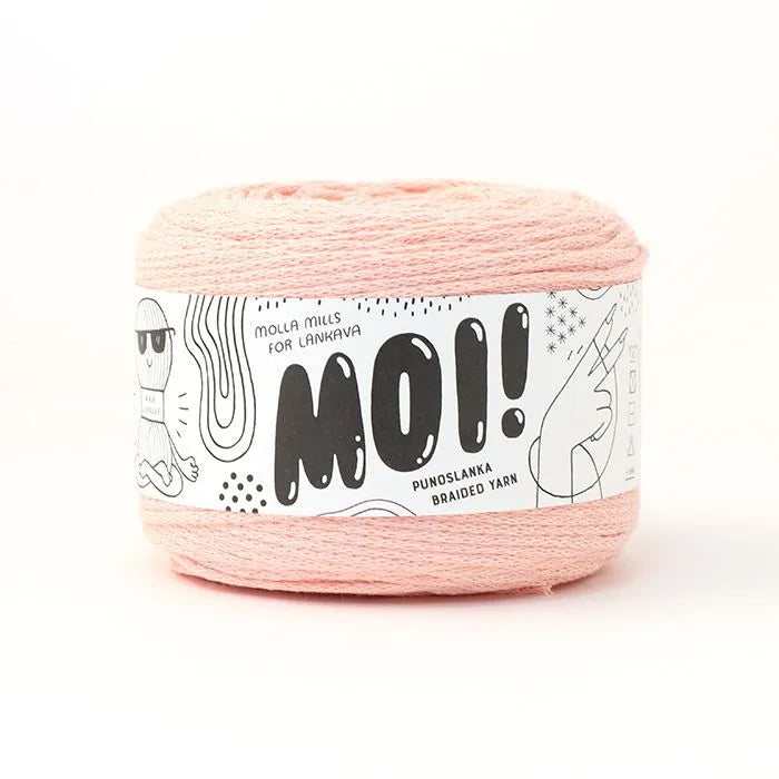 Duurzaam garen: Lankava MOI in kleur 75 Pastel roze