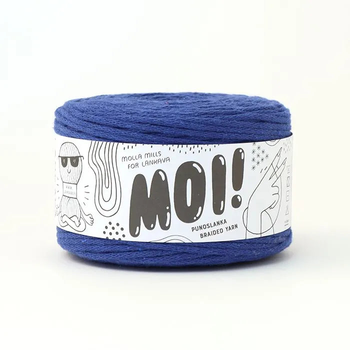 Duurzaam garen: Lankava MOI in kleur 83 Blauw