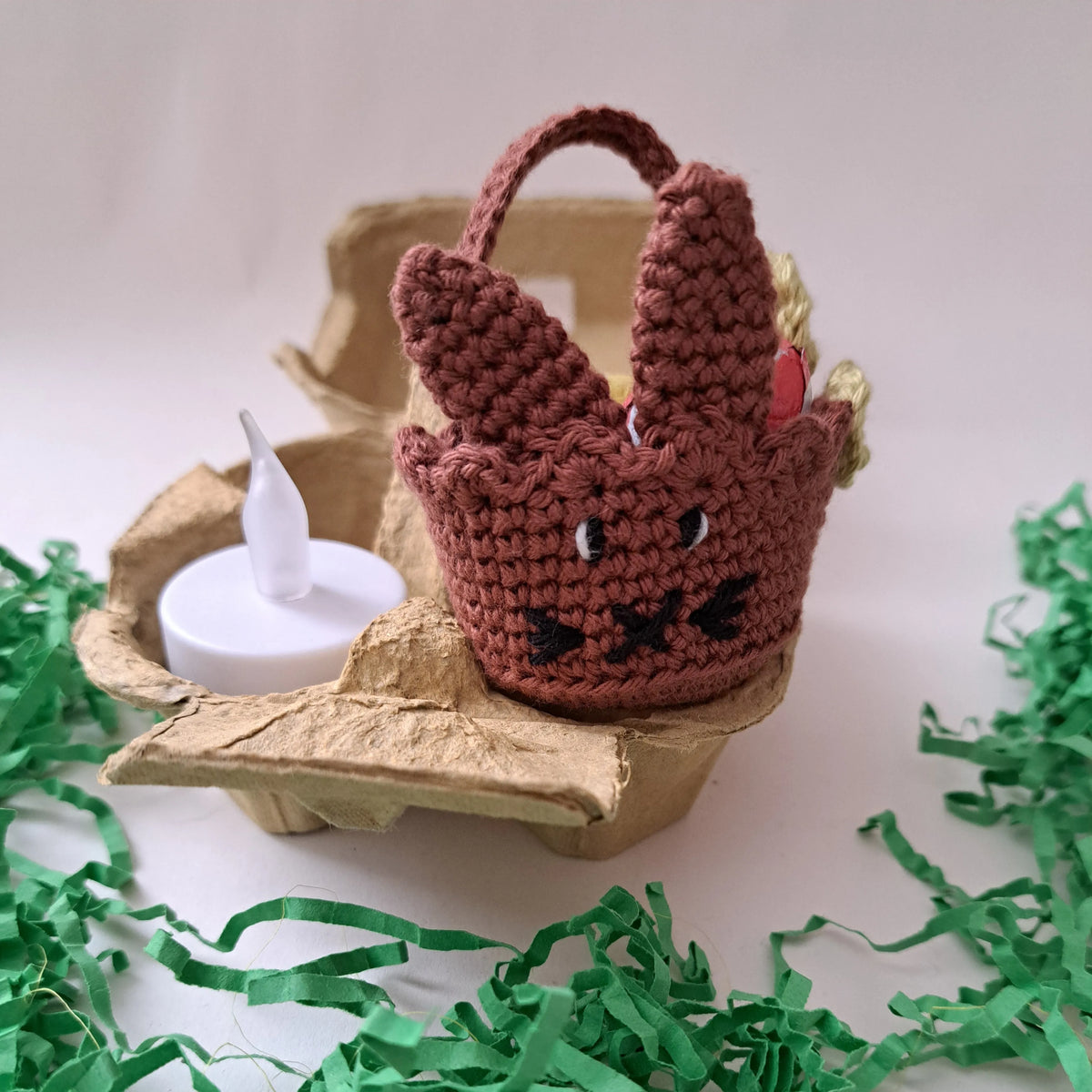 Gehaakt Haakpatronen bundel voorjaarsmandjes ontworpen door Bezig-meidje