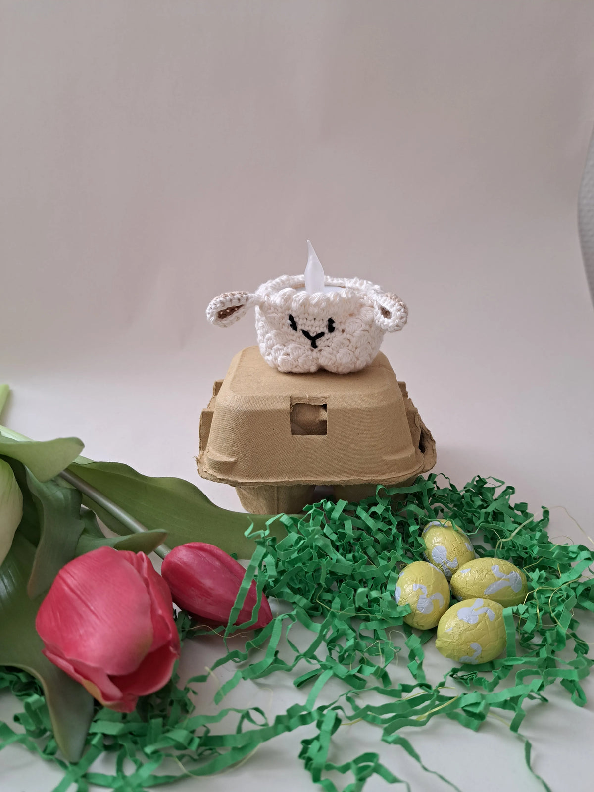 Gehaakt Haakpatroon mandje schaap Emma ontworpen door Bezig-meidje