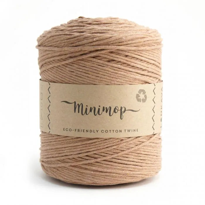 Duurzaam garen: Lankava Minimop 700 gram in kleur 54 Licht bruin