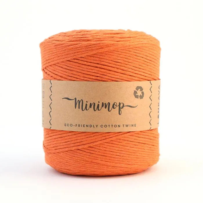 Duurzaam garen: Lankava Minimop 700 gram in kleur 58 Oranje