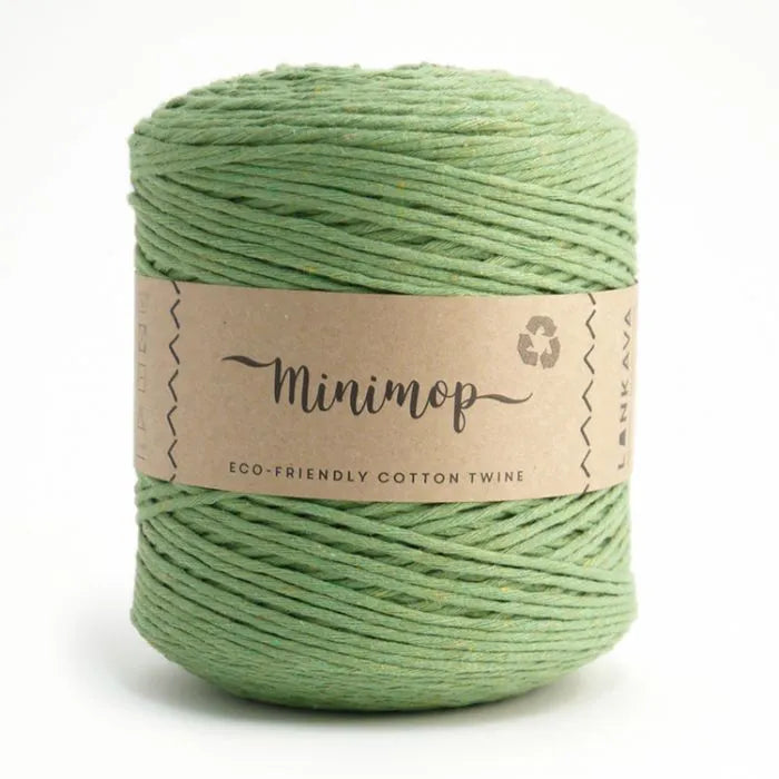 Duurzaam garen: Lankava Minimop 700 gram in kleur 60 Groen